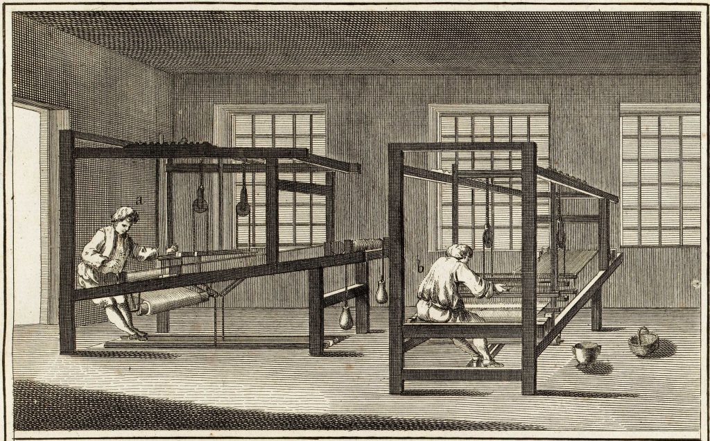 Machine à tisser de John Kay-savoir-knowledge.com